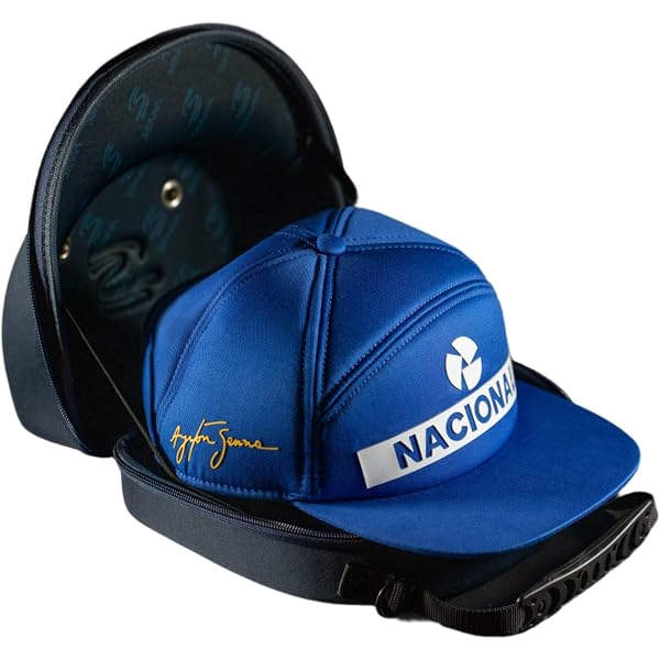 Amazon.co.jp: Ayrton Senna F1 Nacional Performance Hat ブルー : 車